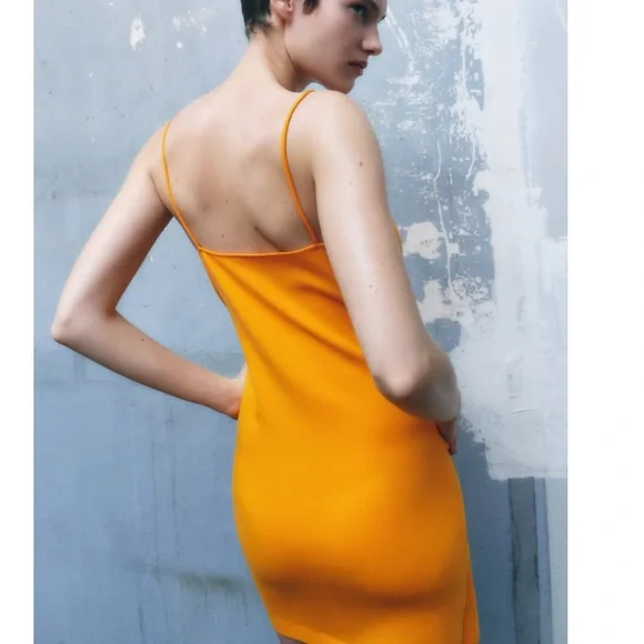 NEW! Zara Strappy Surplice Dress - Picture 3 of 9